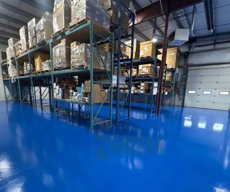 Forklift Resistant Epoxy Flooring 1