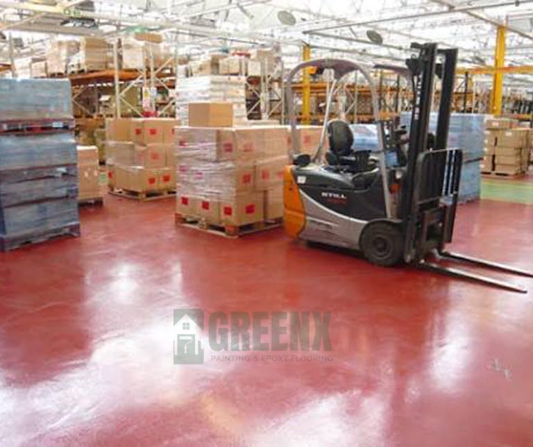 Forklift Resistant Epoxy Flooring 3