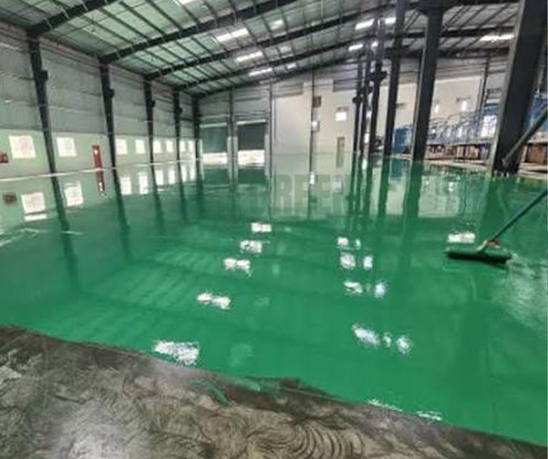 Forklift Resistant Epoxy Flooring 4