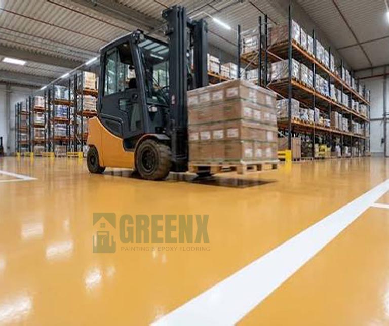 Forklift Resistant Epoxy Flooring