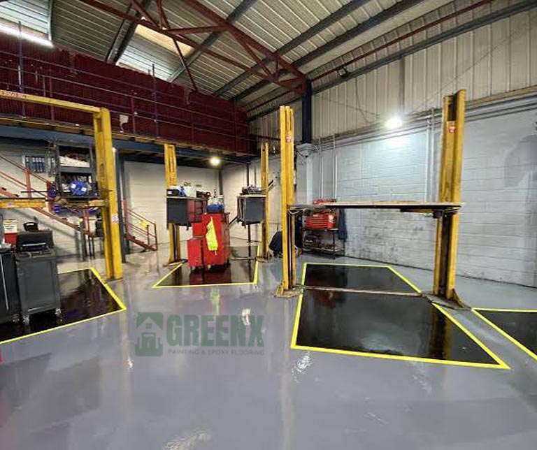 Workshop Epoxy Flooring