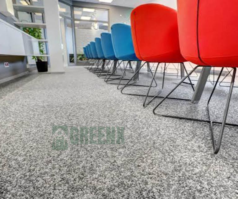 Office epoxy flooring
