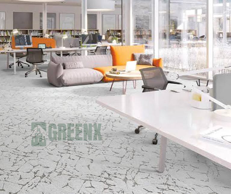Office epoxy flooring
