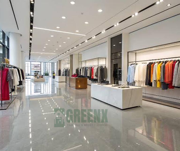 Retail Store Epoxy Flooring