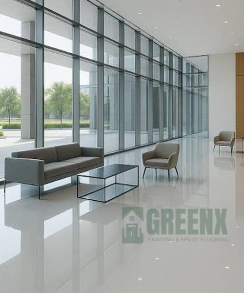 Office epoxy flooring