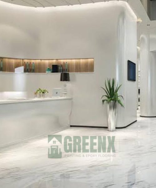 Office epoxy flooring