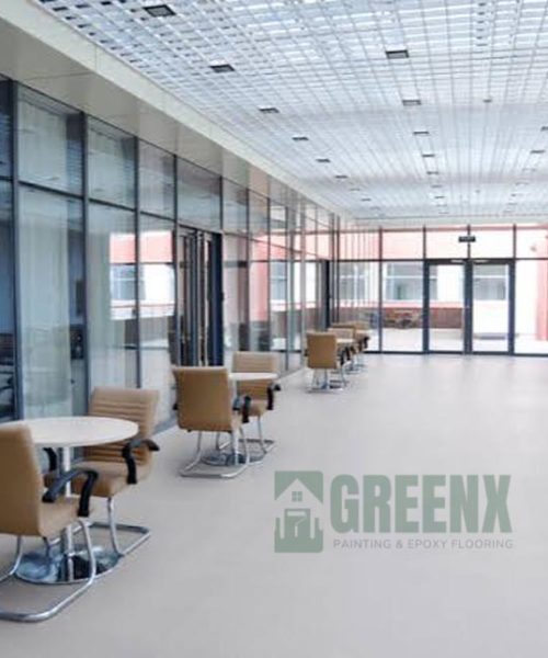 Office epoxy flooring